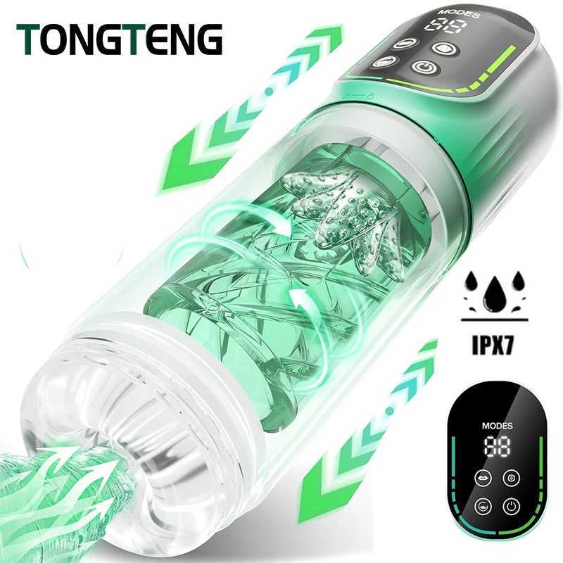 7 Rotating Sucking Water SPA Automatic Male Masturbator Cup Real Pussy Blowjob Machine Adult Masturbation Sex Toys For Men Male W250506