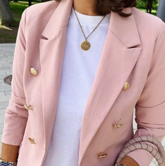 Button Ladies Blazer Woman Work Suit Womens Jacket Office Lady Formal Women Blazers and Jackets Coat Female Blazer Femme 240306