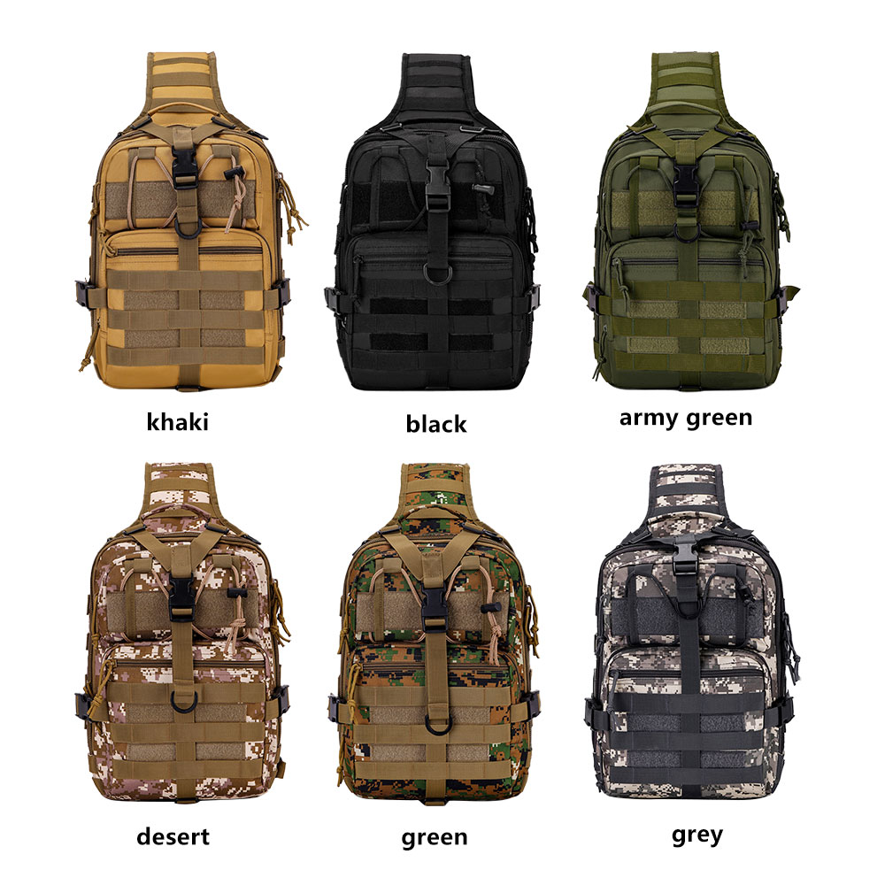 tactical sling bag backpack military rover shoulder sling pack edc molle assault range bag crossbody chest pack 916