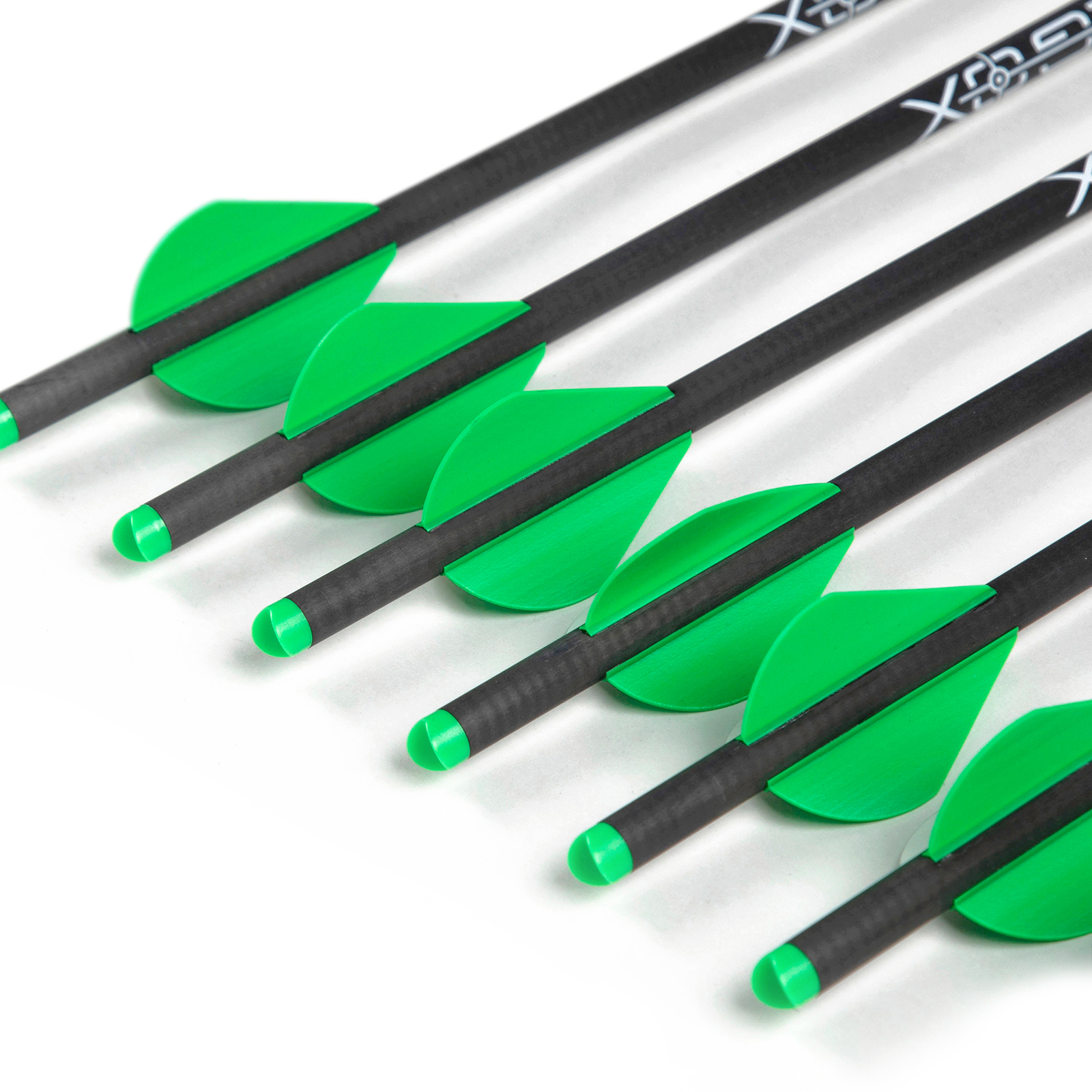 Crossbow Arrows without Arrow Heads 20 inch Crossbow Bolts Hunting Carbon Arrows Excluding arrows Half-Moon Nocks Archery Practice Training Arrows(Pac