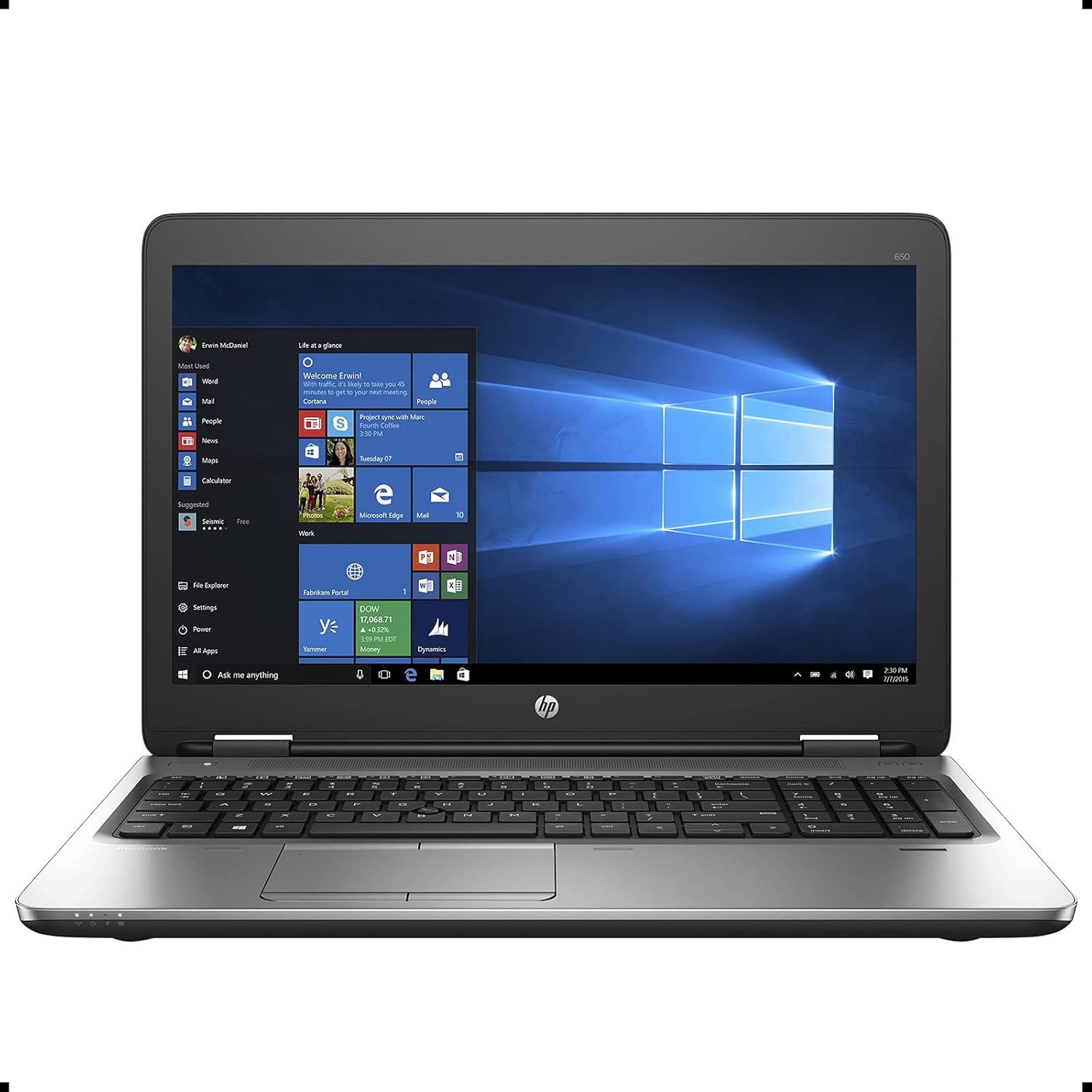 HP ProBook 650-G2 Business Notebook Intel: i5-6200U, 8GB, 256GB WiFi+Bluetooth,15.6" FullHD, Windows 10 (USED 90% New)