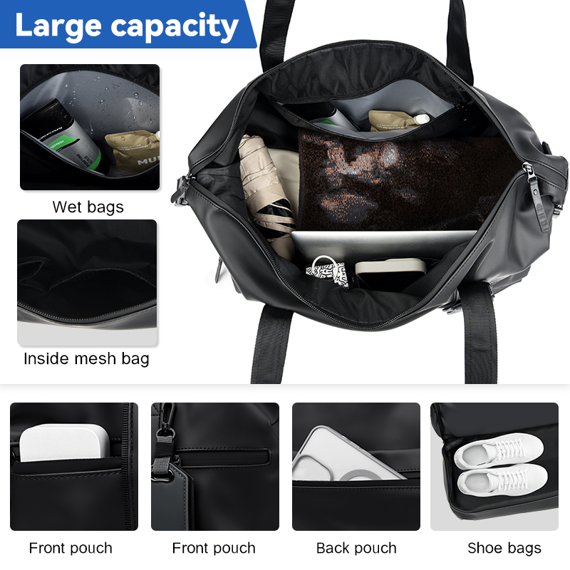 travel duffel bag weekender overnight gym carry on tote with wet pocket hospital mom bag for labor and delivery extra large 2208