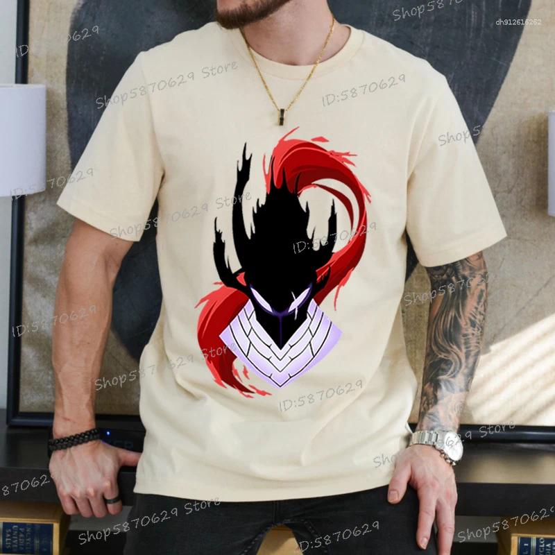 Men's T Shirts Anime Vintage Unisex T-shirt Sung Jin-woo Solo Leveling Graphic Tee Tops Cotton T-shirts Gift For Manga Lovers
