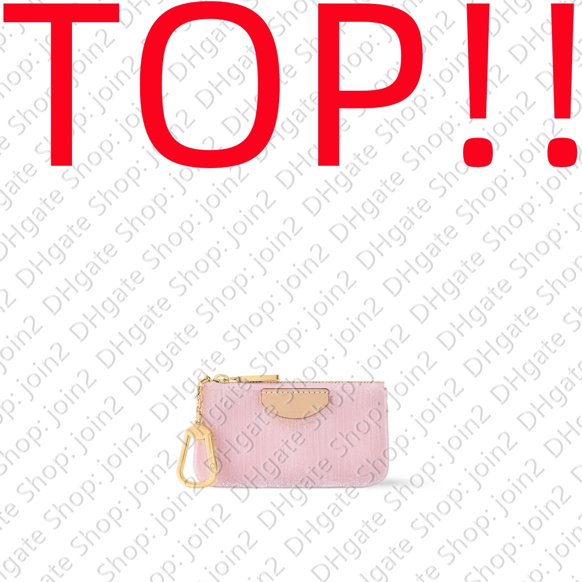 Washed Pink Denim TOP. M13208 KEY POUCH M62650 Cosmetic Bags & Cases SXP join2