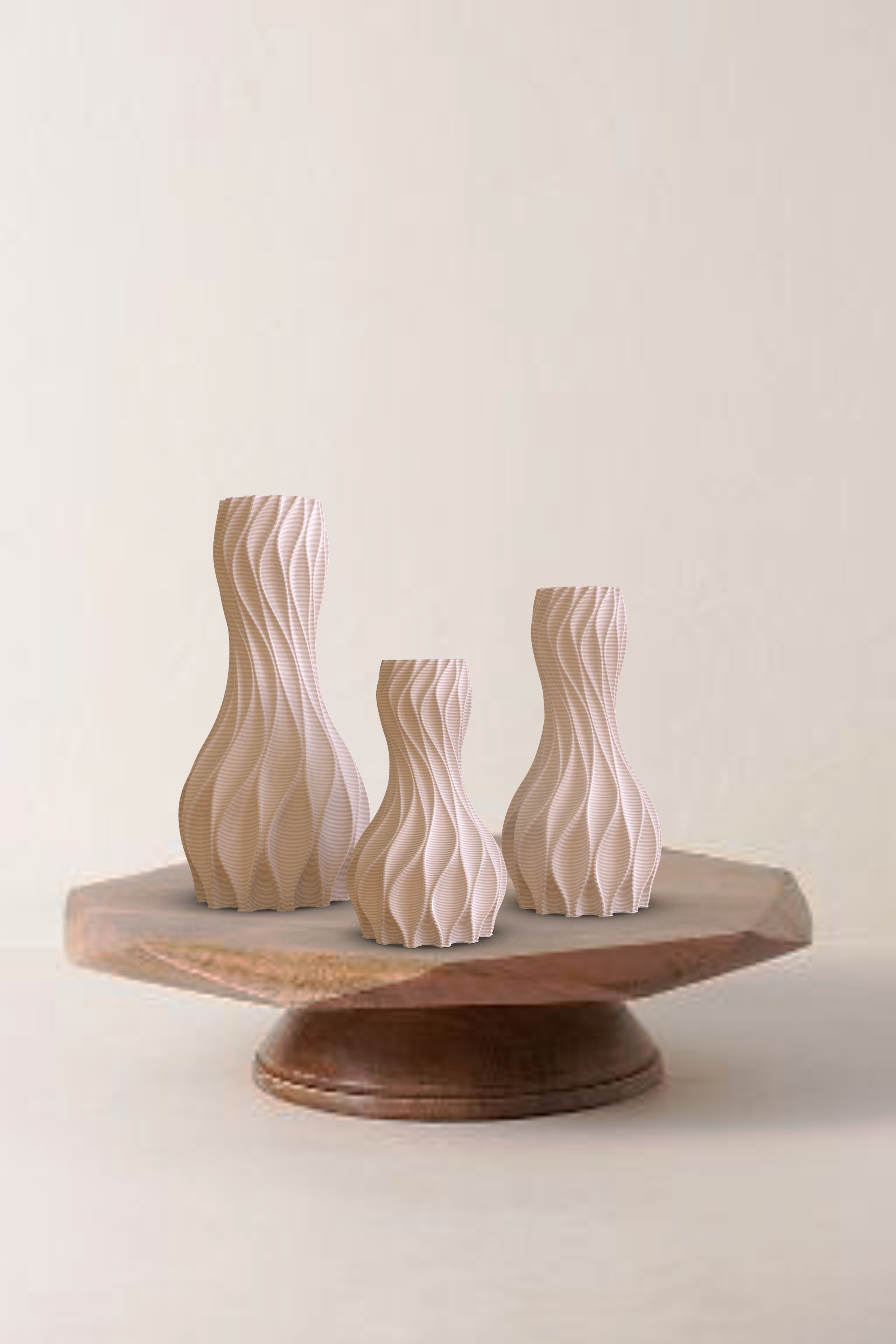Artistic Home Decor - Sophisticated Ceramic Ornament featuring Stunning 3D Designs