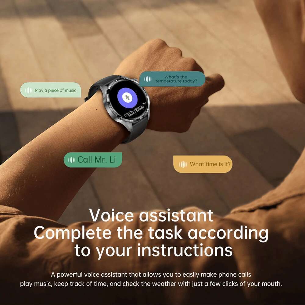 2025New GT5 Pro GPS Smart Watch Men 360*360 AMOLED Screen Heart rate BT call IP68 Waterproof Sport Smartwatch For Huawei