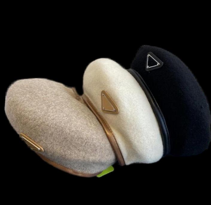 Designer Beret Womens Letter Luxury TieDye Cashmere Hat Beret Cap Lady Outdoor Travel Warm Winter Windproof Vacation Bonnet Caps1642708