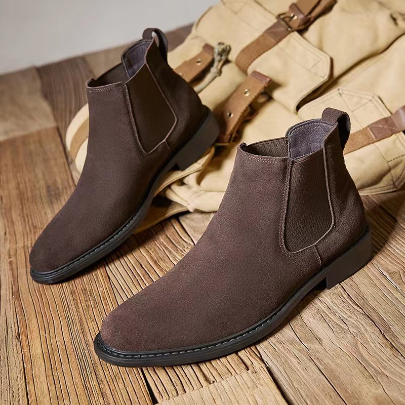 Retro Men Shoe AutumnWinter New Classic Cowhide Large Shoes British Allmatch Leather Fashion Boot Casual 240924