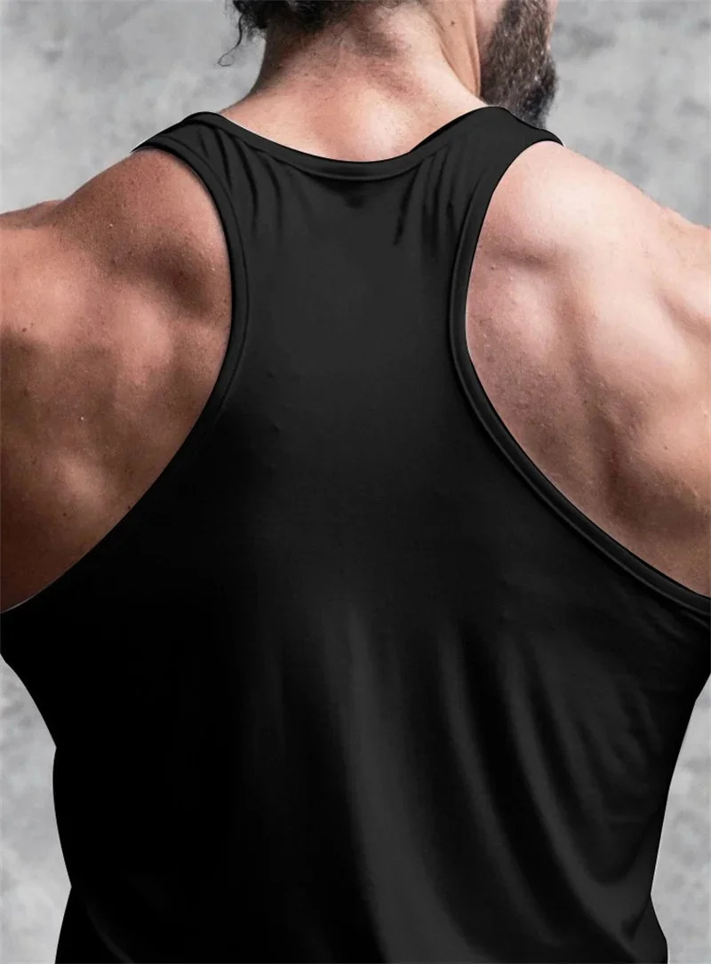 Muscle Fitness Tshirt Summer Mens Rally Leisure Exercise Sleepless Tank Top Quick Drying Underwear Sports 250430Z