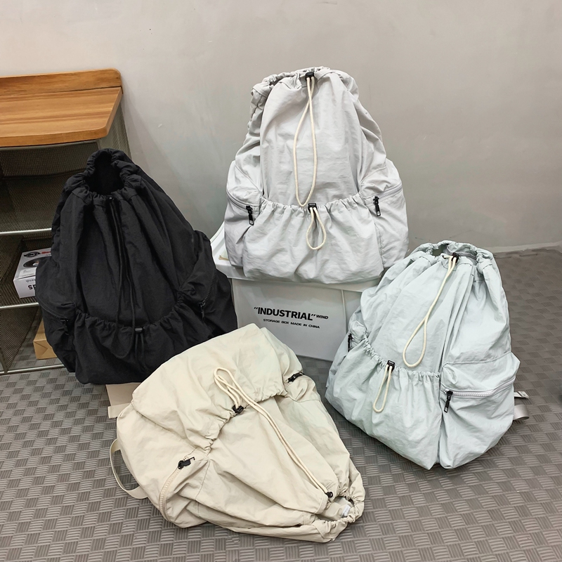 canvas backpack pocket adjustable straps antiscratch schoolbag for work cafe hopping weekend trips solid color unisex design 1807
