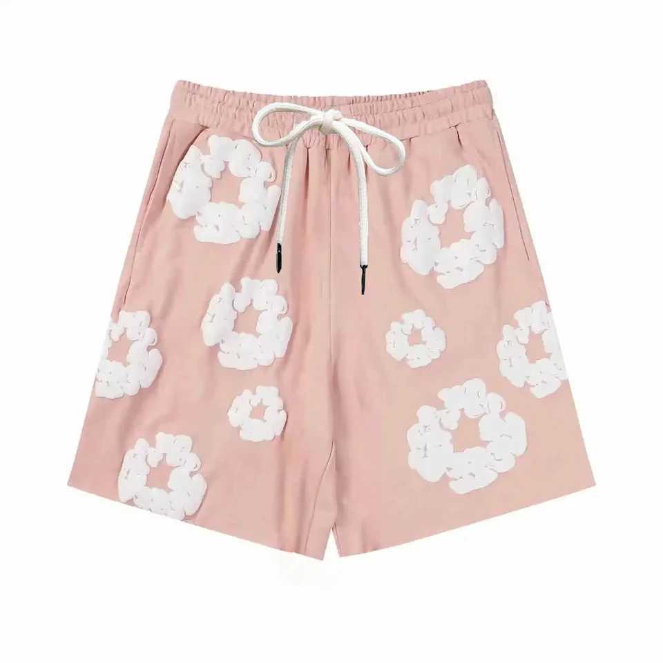 2025 Summer Beach Pants Casual Harajuku Y2 American 3D Printed Flower Shorts Vacation Outdoors Kids Men Shorts Male ShortsT250506