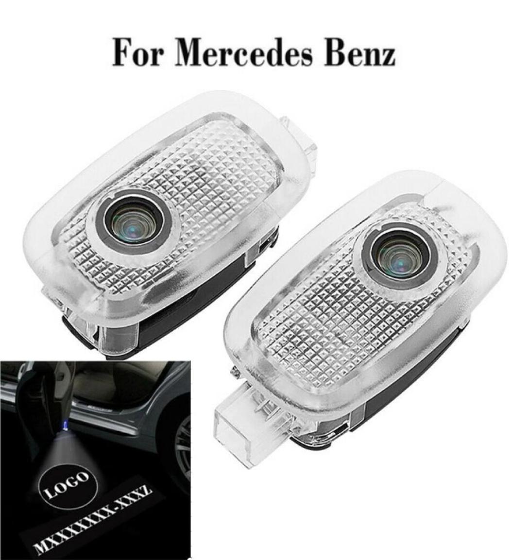 2PCS Led Car Door Lights Logo Door Courtesy LED Projector Ghost Laser for S W221 W447 C216 W2166271116