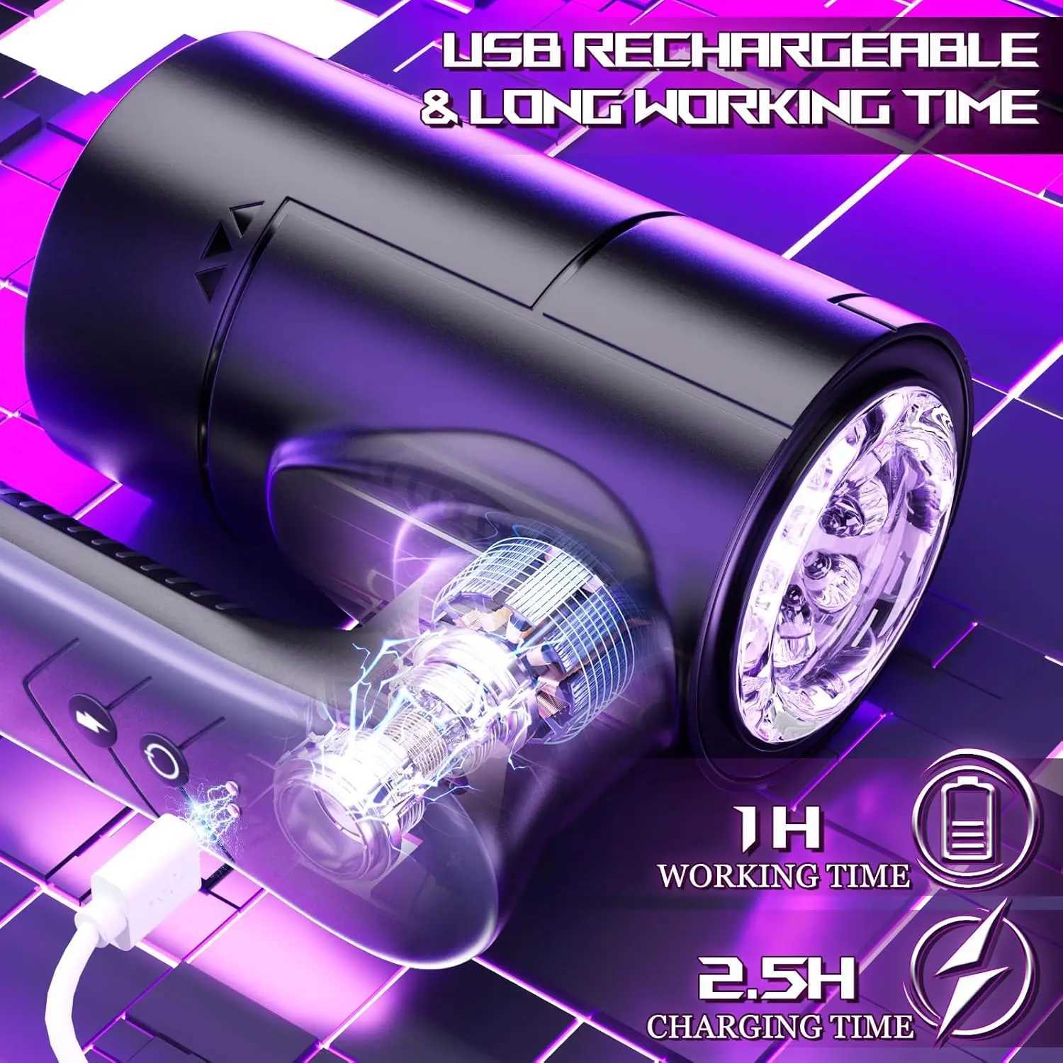 Automatic stimulation male masturbation cup oral sex Pocket Pussy Strong Strongker mens real Pocket Pussy adult sex toy W250506