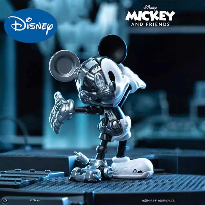 Disney Cyberpunk Cartoon Mystery Box Set 6PC Mechanical Anime Figures Blind Box Collectibles for Desk/Home Decor Disney Inspired Style Z250506