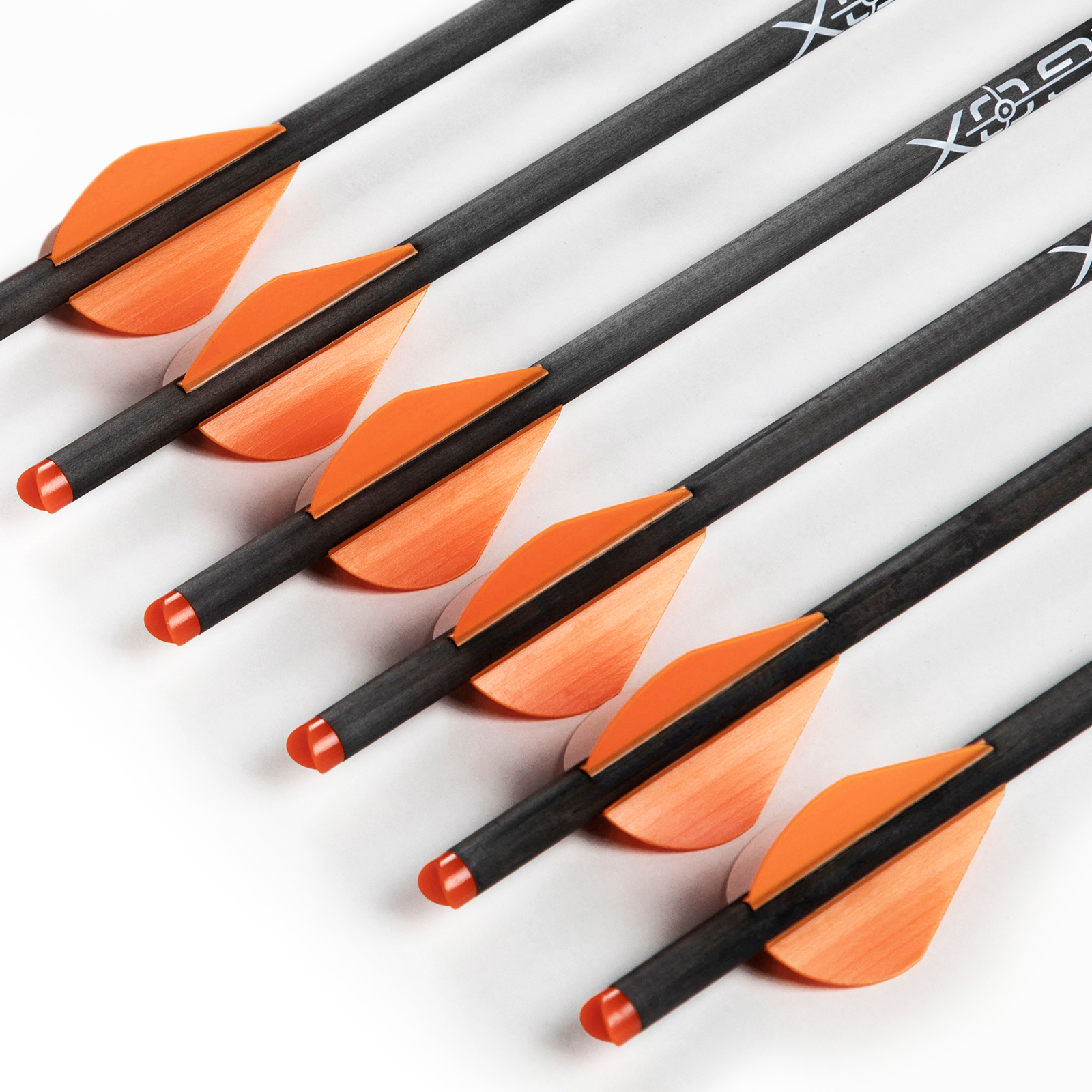 Crossbow Arrows without Arrow Heads 20 inch Crossbow Bolts Hunting Carbon Arrows Excluding arrows Half-Moon Nocks Archery Practice Training Arrows(Pac