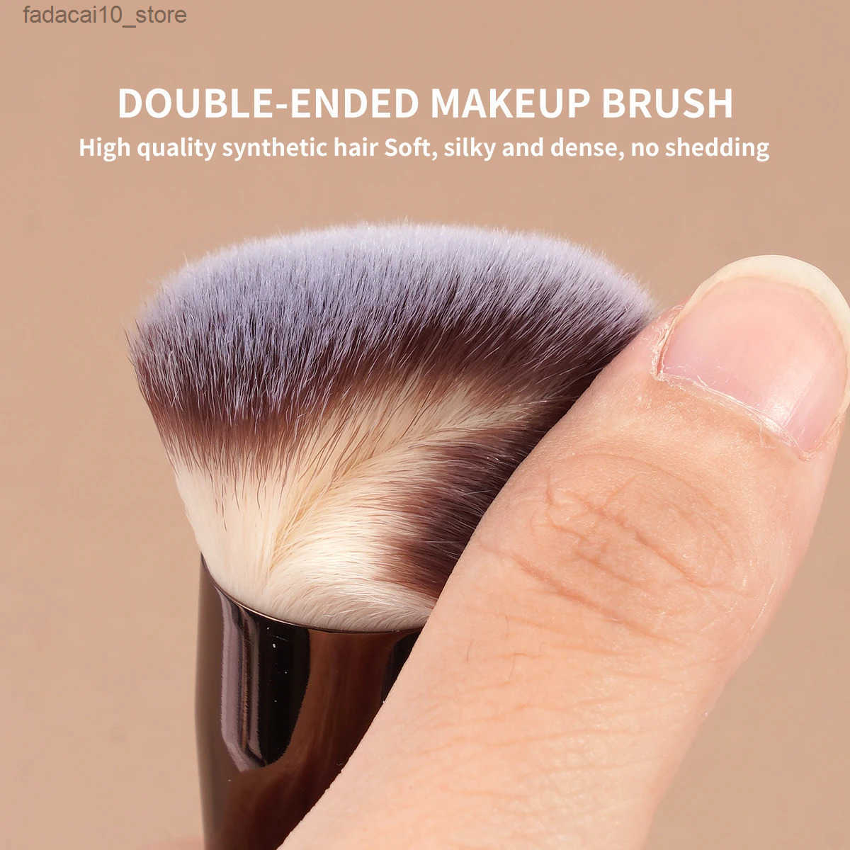 MAANGEL 4-piece makeup brush set with dual head basic powder contour brush used for perfect makeup soft and fluffy hair makeup tool z250506