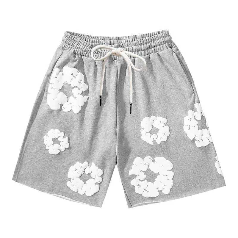 2025 Summer Beach Pants Casual Harajuku Y2 American 3D Printed Flower Shorts Vacation Outdoors Kids Men Shorts Male ShortsT250506