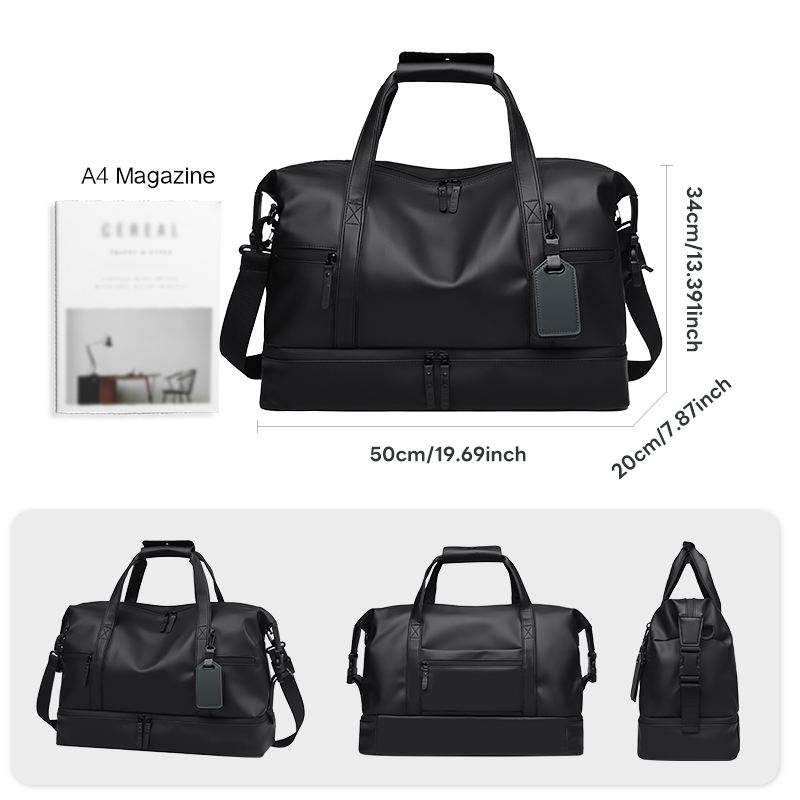 travel duffel bag weekender overnight gym carry on tote with wet pocket hospital mom bag for labor and delivery extra large 2208
