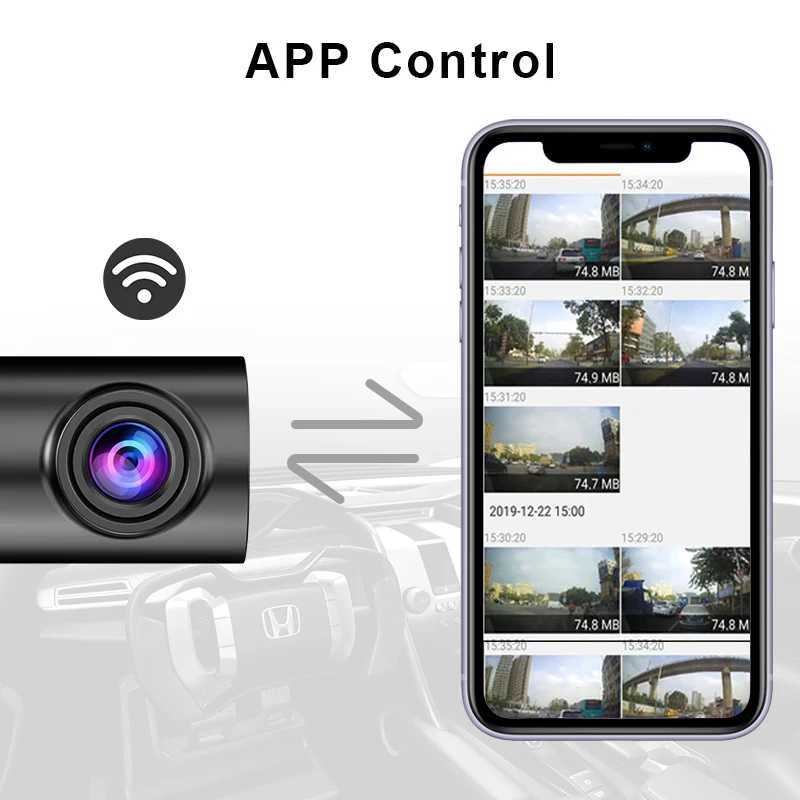 Car dvr 4K Mini UHD WIFI Dash Cam Car dvr Video Recorder With APP Control Night Vision Mini 24H Parking Camera Monitor Loop record R250529
