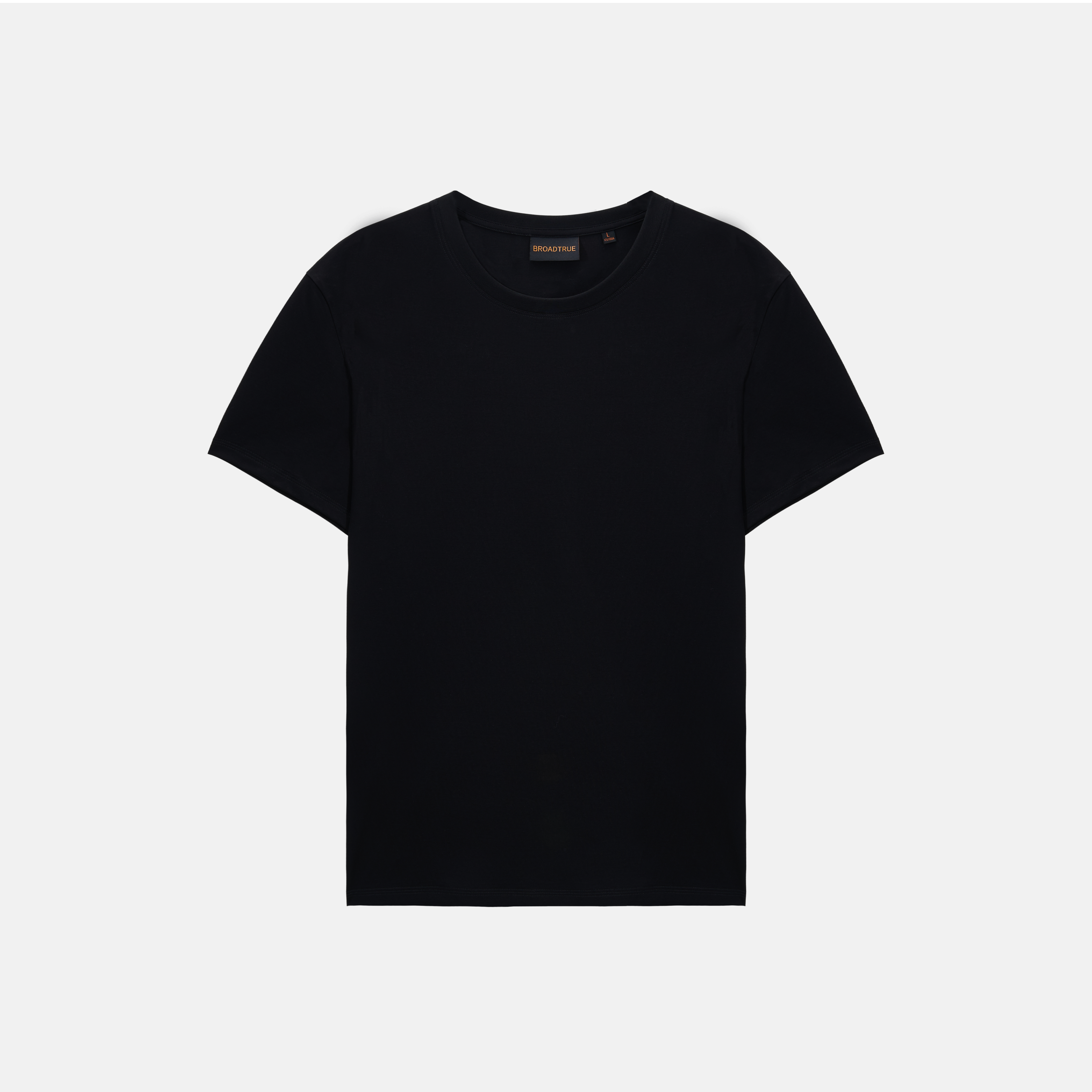 Light Luxury Minimalist T-shirt Summer Horse Cotton Black and White Solid Color Short Sleeve