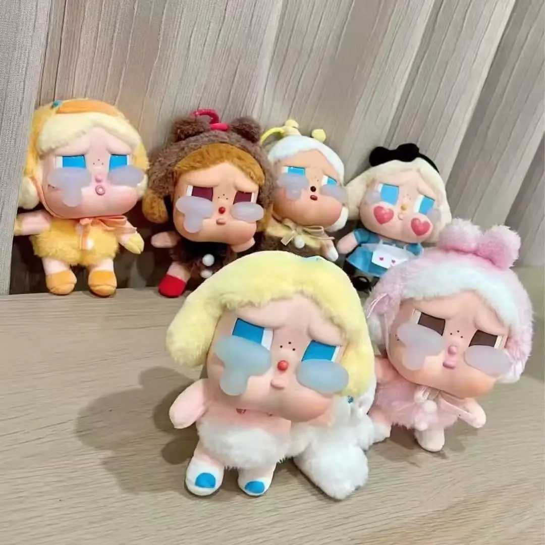Crybaby Crying Again Cry Baby Series Blind Box Digital Vinyl Base Doll Crybaby Pendant Keychain Mystery Box Toy GiftXJ250506