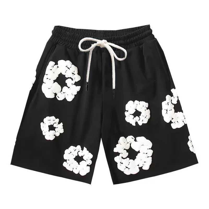 2025 Summer Beach Pants Casual Harajuku Y2 American 3D Printed Flower Shorts Vacation Outdoors Kids Men Shorts Male ShortsT250506