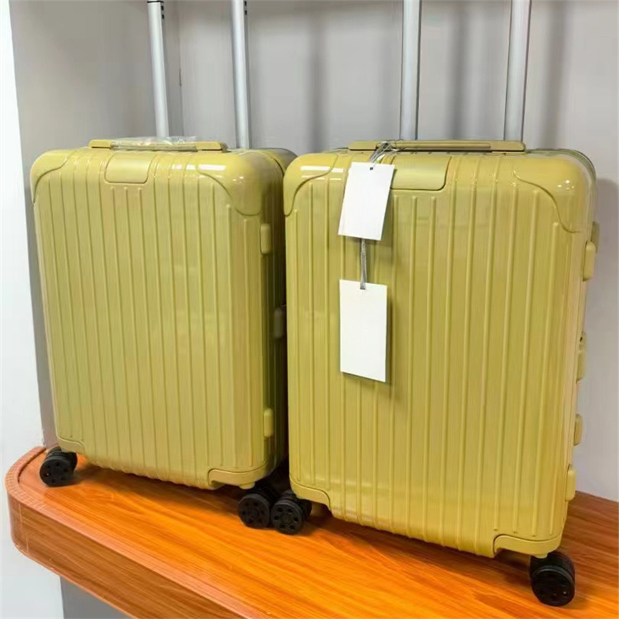 Suitcase Design Luggages With Wheels Travel 20/26/30/31/33 Suitcase Boarding Case Large Capacity Box Unisex Plastic Suitcase Leisure Trolley Box Password Lock Case