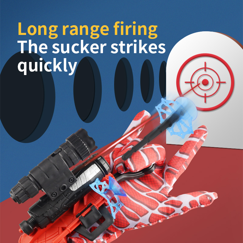 Children Bracelet Launcher Spitting Jet Sticky Wall Soft Bomb Wrist Toy Gun Games for Kids Outdoor Games