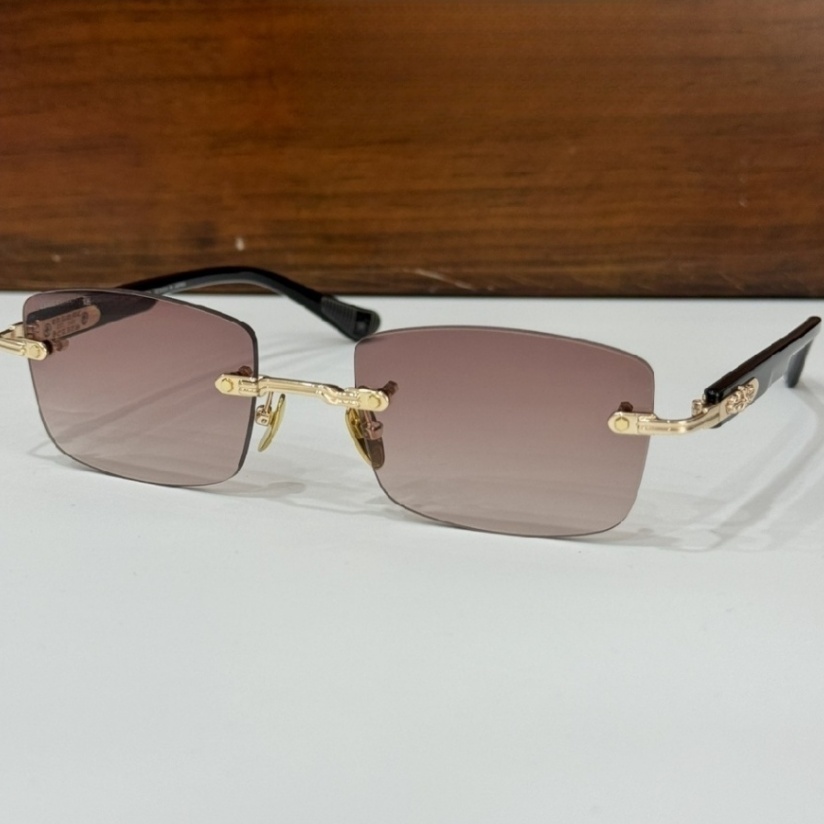 High Quality Men Sunglasses Classic Luxury Designer Women Glasses Titanium Punk Business Design Prescription Spectacle Frames UV400 with box DEEP II S