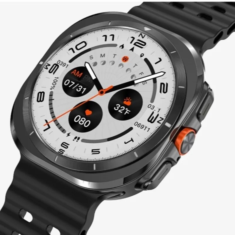New WATCH ULTRA Smart Watch Heart Rate Blood Oxygen Monitoring Compass AI Voice Recording TWS connection free shipping