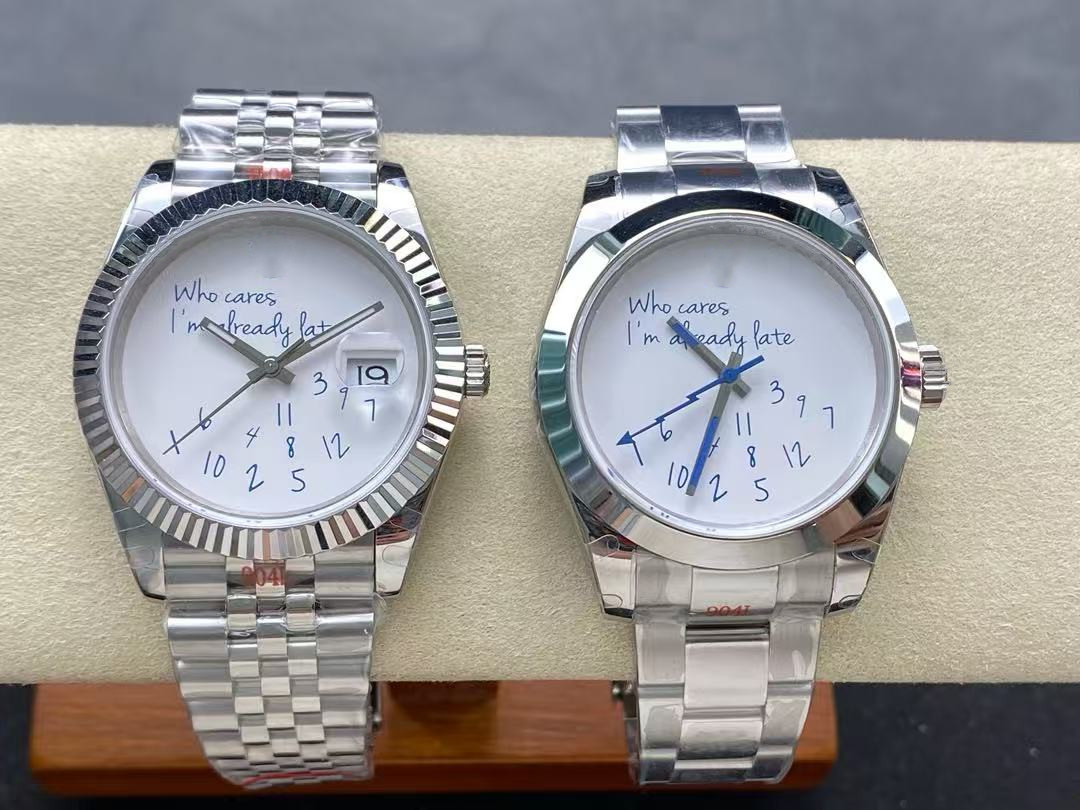 TOP factory luxury men's automatic luxury watch "who care I'm afready pate" size 41mm 3131/3235/ Pearl 2813 movement 904L fine steel designer watch Journal watch.