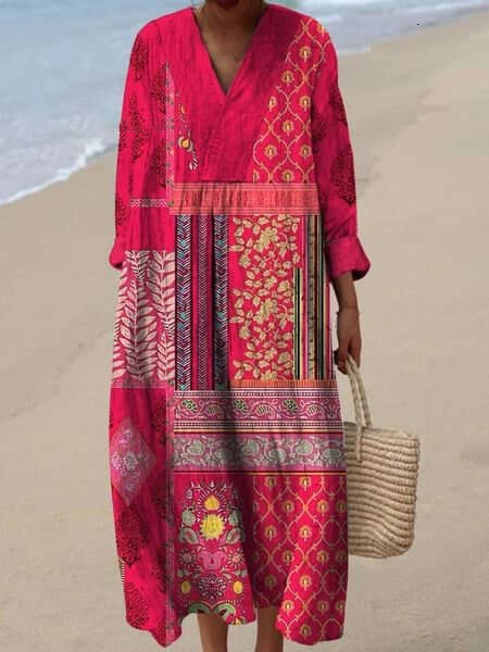 designer dress long sleeved shirt dress women's casual floral 3d printed sleeve long skirt e023 summer dress dresses for woman