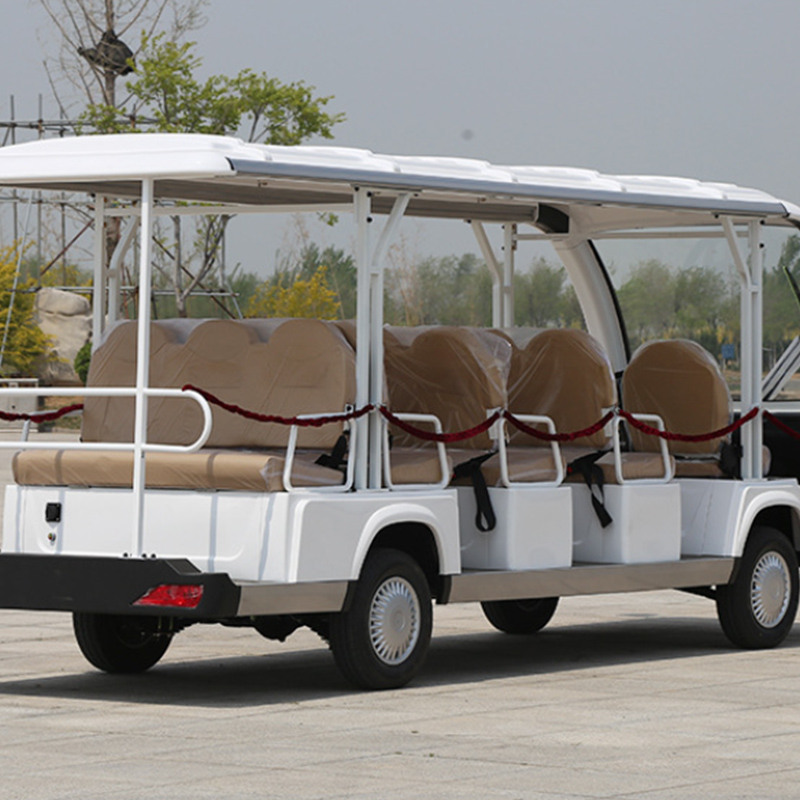 Electric sightseeing car, tourist attraction sales office, viewing car, four-wheel hotel reception, factory property, shuttle bus