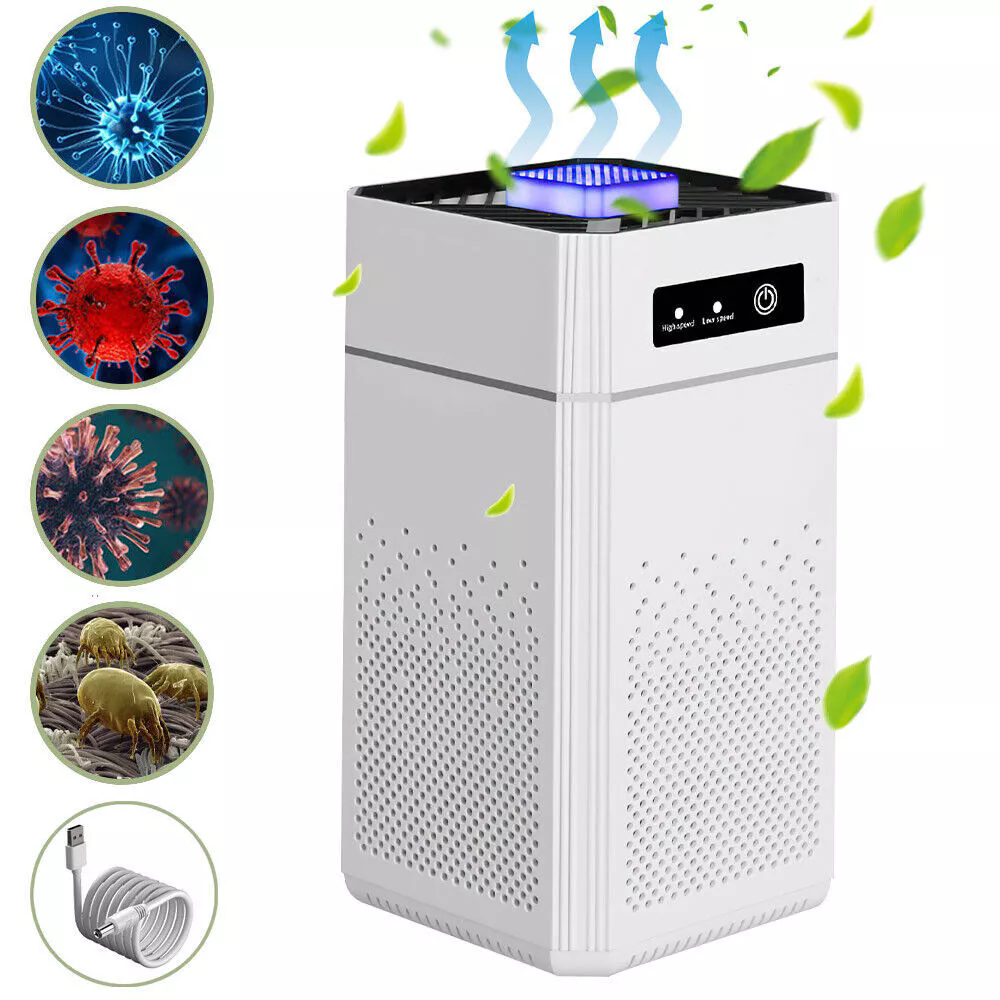 2025 Home Air Purifiers Large Room Medical Air Purifier Smoke Odors Allergy US