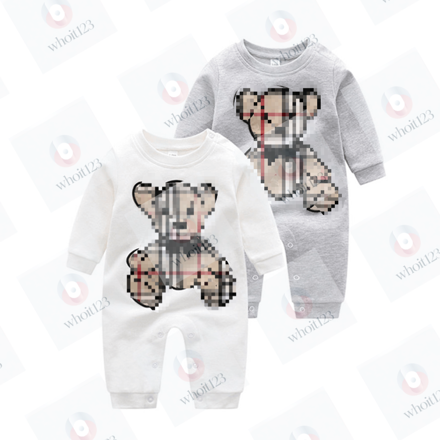 newborn sets baby Rompers new born Jumpsuits Designer Brand Girls boys Clothes Letter Overalls Jumpsuit Kids Bodysuit for Babies Hat