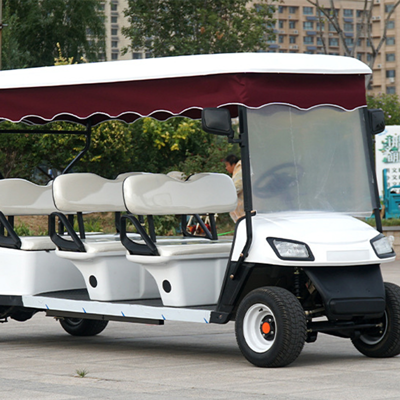 Golf Cart Tourist Attraction Tour Hotel Shuttle Patrol Ferry Off road Electric Golf Sightseeing Vehicle