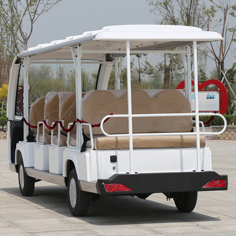Electric sightseeing car, tourist attraction sales office, viewing car, four-wheel hotel reception, factory property, shuttle bus