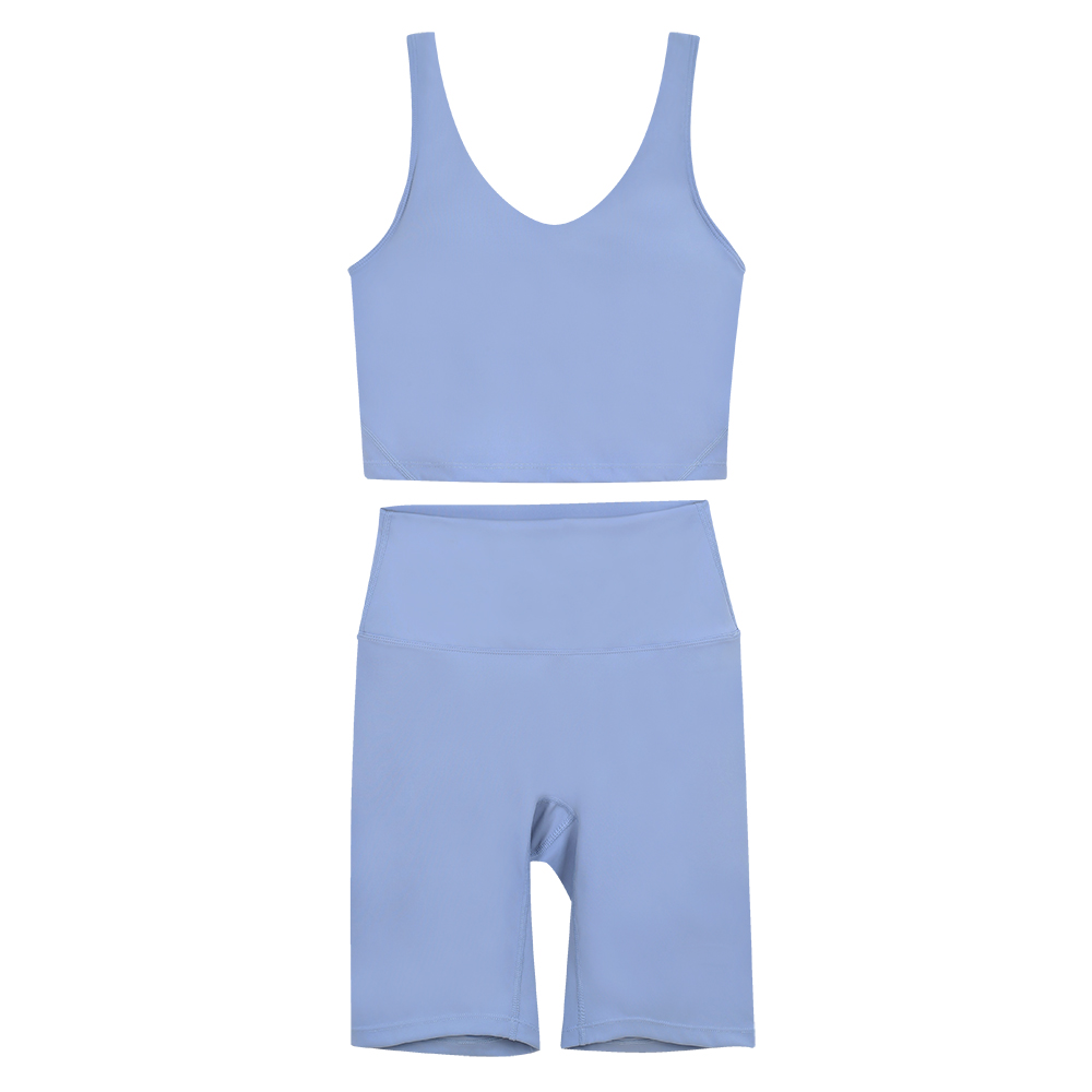 Womens Yoga Sets Push Up Fiess Shorts Sports U-Bra Back Cross High Waist Elastic Sportswear Outfits Gym Suits Cloth Running Workout Tracksuits gym set