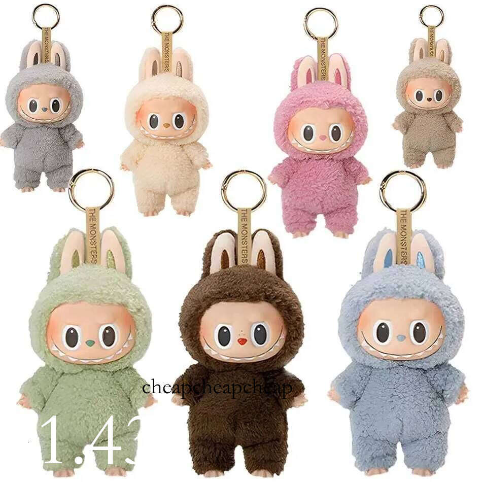 Hot Anime Figures 17Cm Labubu Action Figure Cute Mysterious Box Toys Pvc Doll And Hobbies Ornaments Kid Keychain Giftxj250116 D71