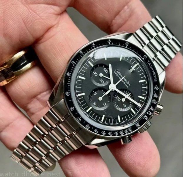 Sea 007 Professional Stainless Steel Wrist for Men speed master Mens Watches All Dial Work Quartz 50th birthday gifts Watch Stopwatch