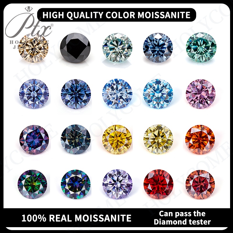 Multi Shapes Loose Moissanite Stone Customized GRA Certified White D Color VVS1 New Wholesale Price 1 Carat Moissanite Diamond for Jewelry Making