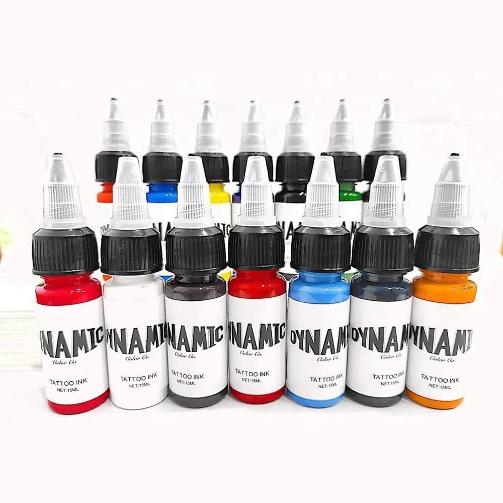 15ml 14 color tattoo ink pigment box art tattoo kit professional beauty pigment makeup tattoo supplies practical ink 250424
