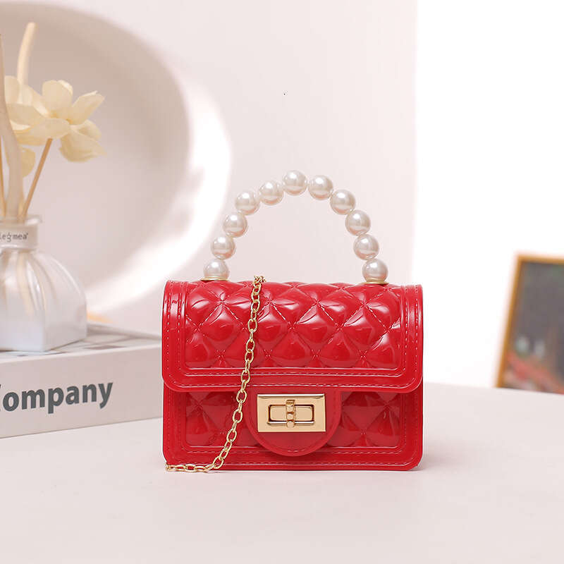 Dinner Bag Pearl Bags Cheap Mini Handbag Children S Silicone Jelly Bag KQ