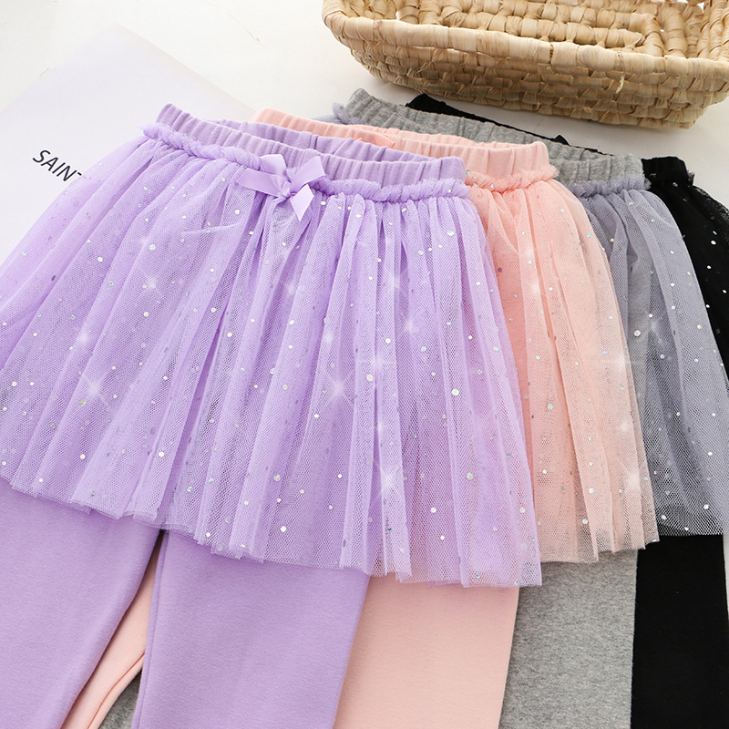 DISNEY Frozen Elsa princess kids designer clothes Children's clothes new spring and autumn girls skirt pants cartoon printing.