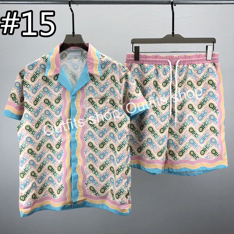 Summer Beach Couple Tees T shirt Printed Colorful Tshirts Women Short T-shirts Size M-3XL