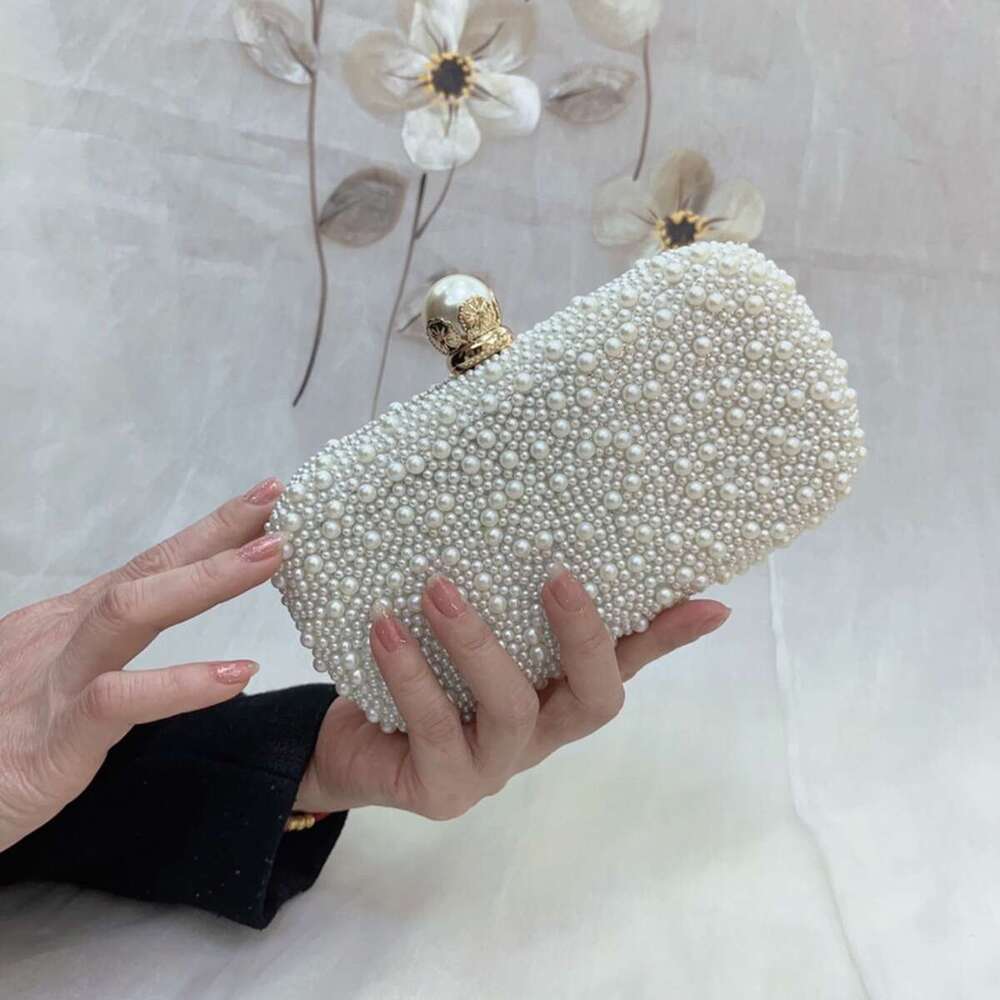 Dinner Bag New With High End Feel Engagement Handbag Cheongsam Dress Bag Elegant Pearl Bag For Socialite Banquet KQ