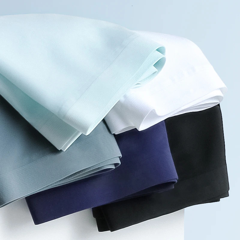 Mens underwear mens seamless ice line square shorts trendy personalized breathable thin 250430Z