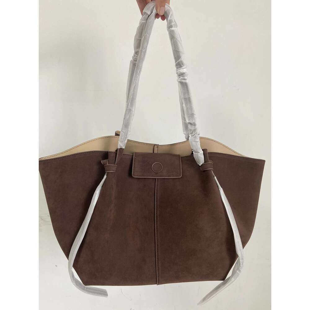 Hot Faux Suede Tote Bags for Women Pol Designer Handbags Purses 2025 New in Vintage Large Capacity Shoulder Paris Bag