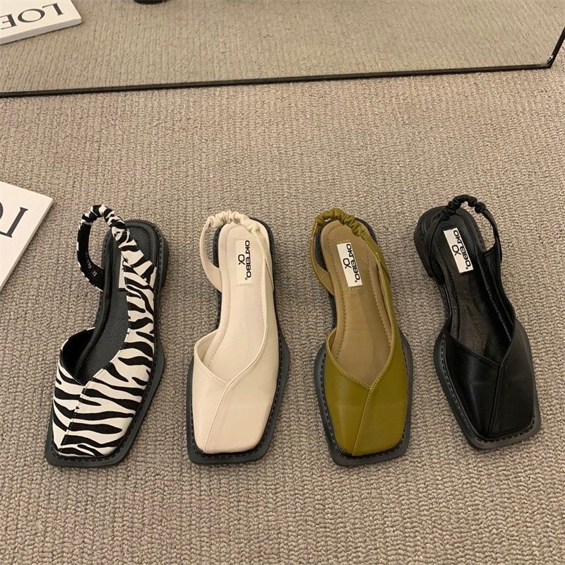 25 Hot Sales Baotou Sandals Summer New Style Outerwear Fashion French Korean Super Fairy Women S Flat Roman Shoes