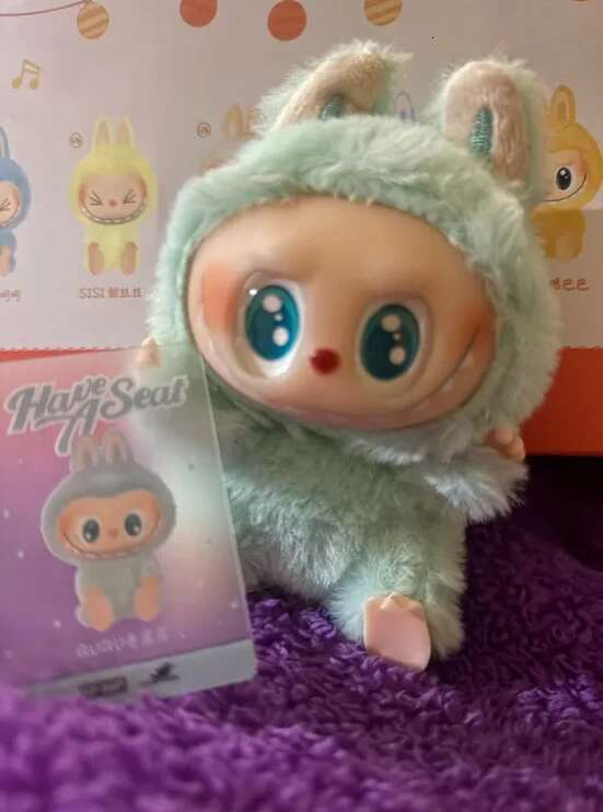 hots Heartbeat aron Enamel The Monsters Face Blind Box Pvc Figurine Tabletop Ornament Kawaii Doll Kid Birthday Gift